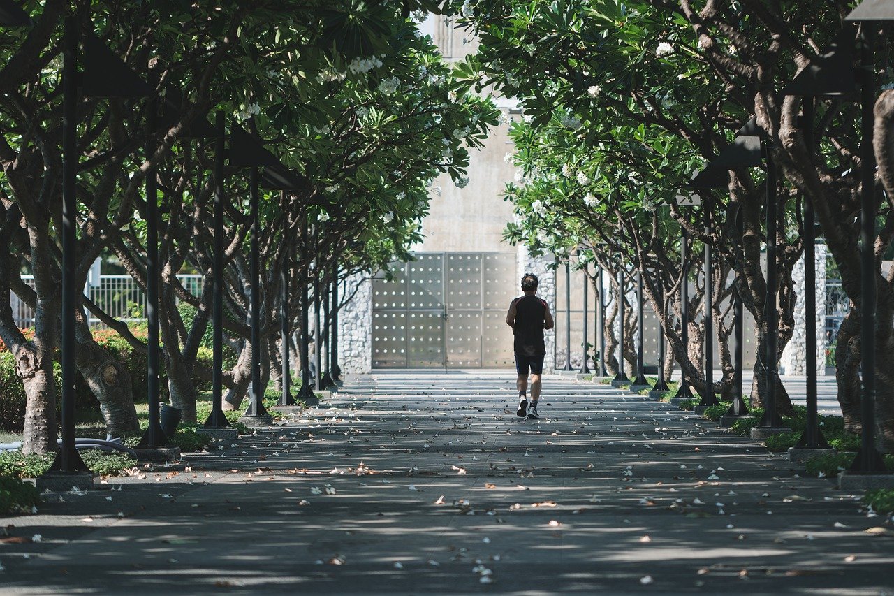 Man Exercise Outdoors Park Street  - framepersecC / Pixabay